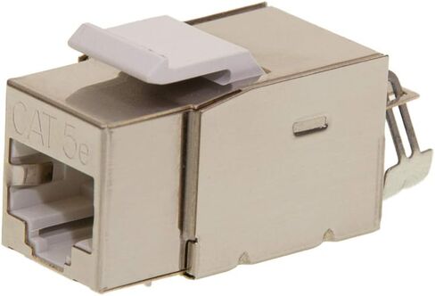 Shielded Cat5e Keystone Jack, RJ45 Female to 110 Punch Down in Saudi Arabia