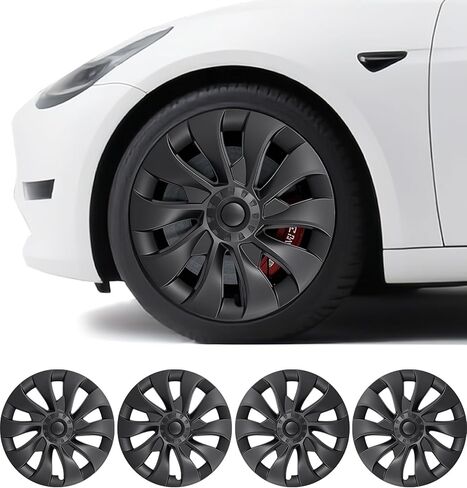 18 بوصة تغطية العجلات hubcaps متوافقة مع غطاء العجلات Tesla Model 3 ، مناسب لعام 2017 2018 2019 2020 2021 2022 2023 Tesla Model 3 Hubcaps ، Consmetry Design Rim Covers in Kuwait