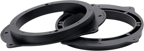 Audiopipe Toyota Multi Model Factory Opening to Aftermarket Speakers Adapter Kit (RING-PVC-A69-8), 8" Durable PVC Speaker Mounting Rings, Sold in Pairs in Saudi Arabia