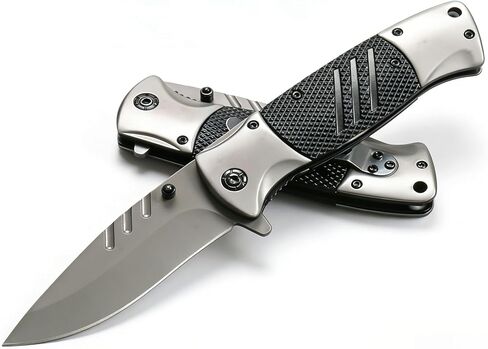 سكين SA83 بمساعدة الزنبرك، سكين مساعد للفتح مقاس 3.54 بوصة، سكاكين جيب قابلة للطي للرجال، قفل ومشبك بطانة السلامة، مشبك جيب للرجال والنساء، أداة متعددة الوظائف مع مشبك، سكين حاد للتخييم والصيد EDC in Kuwait