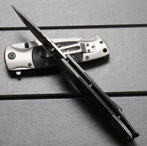 سكين SA83 بمساعدة الزنبرك، سكين مساعد للفتح مقاس 3.54 بوصة، سكاكين جيب قابلة للطي للرجال، قفل ومشبك بطانة السلامة، مشبك جيب للرجال والنساء، أداة متعددة الوظائف مع مشبك، سكين حاد للتخييم والصيد EDC in Kuwait