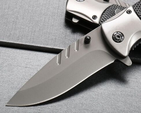 سكين SA83 بمساعدة الزنبرك، سكين مساعد للفتح مقاس 3.54 بوصة، سكاكين جيب قابلة للطي للرجال، قفل ومشبك بطانة السلامة، مشبك جيب للرجال والنساء، أداة متعددة الوظائف مع مشبك، سكين حاد للتخييم والصيد EDC in Kuwait