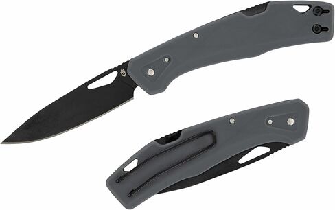 Gerber Gear LST - EDC Pocket Knife - Survival Tactical Tool for Travel, Camping & Outdoor Adventure - Lightweight & Compact Folding Knife - Stainless Steel Blade - Black in Saudi Arabia