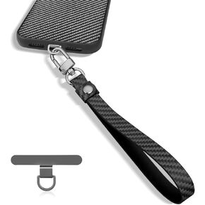 Carbon Fiber Phone Wrist Strap,Phone Chain Wristlet,Anti Theft Strap,Universal Mobile Device Chain Lanyard in Saudi Arabia