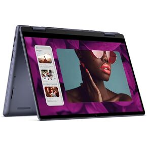 كمبيوتر محمول Dell Inspiron 14 2 في 1 يعمل باللمس (14 بوصة FHD+ IPS، ذاكرة وصول عشوائي DDR5 سعة 16 جيجابايت، محرك أقراص SSD سعة 512 جيجابايت، AMD Ryzen 5 8640HS (> intel i7-1255U)) للأعمال، FP، إضاءة خلفية، كاميرا ويب FHD، Inspiron 7445، Win 11 Pro (متجدد in Kuwait