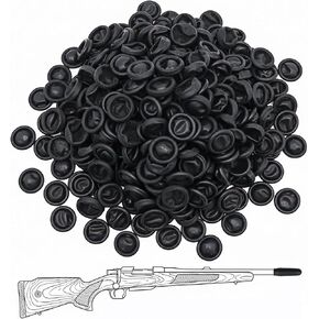 200 Rifle Muzzle Covers, Barrel Cover & Muzzleloader Accessories Kit, Black Flexible Latex Cover, Perfect Gun Maintenance Accessories for Keeping Your Rifle Clean and Dry in Saudi Arabia
