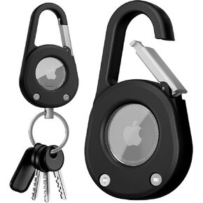for AirTag (1st/2nd Generation) Holder with Wire Cable,4 Pack IPX8 Waterproof Hard Case for Apple Air Tags 2/1 Holders Lock Key Ring Chain Accessories for GPS Item Tracker Kids,Luggage,Backpacks in Saudi Arabia