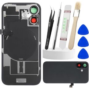 OEM for iPhone 16 6.1inch Back Cover Glass Replacement (Teal) Rear Cover All Necessary Parts with Metal Frame Magnet Camera Lens, Wireless Charging Coil Flex Cable and Microphone Holder in Saudi Arabia