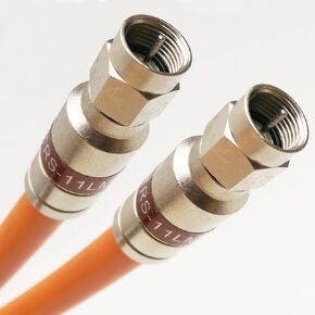 100 قدم 3X دروع 14AWG 75 أوم جديلة مغلفة بالجل دفن مباشر تحت الأرض RG-11 كابل محوري عالي الدقة هوائي تلفزيون الطقس ختم جميع الموصلات النحاسية UL ETL مقطوعة حسب الطلب مجمعة في الولايات المتحدة الأمريكية in Kuwait