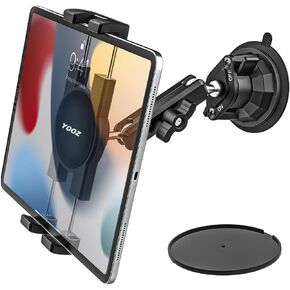 Ultra-Durable Car Tablet Mount with Powerful Suction, Dashboard Windshield Window Truck Car Holder Metal Stand Compatible with iPad Pro Air Mini, Galaxy Tab Z Fold, Fire, iPhone, 4-13" Device in Kuwait