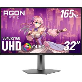 AOC - 31.5" AG326UD QD-OLED, UHD, 165hz Gaming Monitor - Black (Renewed) in Kuwait