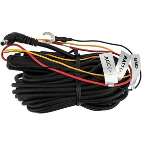 مجموعة أسلاك صلبة عالمية مكونة من 3 أسلاك لوضع انتظار سيارات Dash Cam | يستبدل CH-3P1 | قابس 3.5 ملم × 1.1 ملم مع حماية للبطارية ذات الجهد المنخفض | متوافق مع BlackVue DashCam، GPS، Mediaplayer in Kuwait