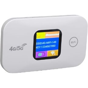 VBESTLIFE Mobile WiFi Hotspot, 4G 5G LTE Unlocked WiFi Hotspot Device, 300Mbps Portable Travel Router with SIM Card Slot in Kuwait