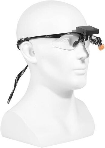 XUX Cordless 5W Integrated Headlamp Portable with Optical Filter DY-013-F Fix-on Glasses Clear Spot 4 Light Level in Saudi Arabia