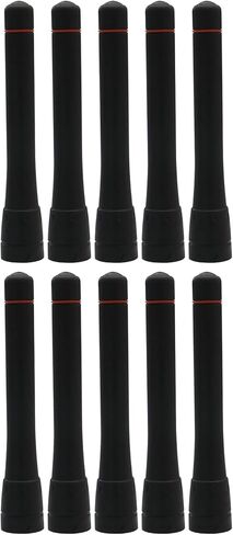 هوائي قصير UHF 400-470 ميجا هرتز متوافق مع راديو ICOM FA-SC73US IC-F21 F24 F43 F44 F4000 F4001 F4010 F4011 F4018 F4023 F4026 F4161 هوائي بديل 3.5 بوصة (10 عبوات) in Saudi Arabia