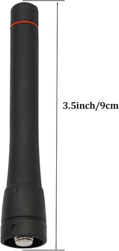 هوائي قصير UHF 400-470 ميجا هرتز متوافق مع راديو ICOM FA-SC73US IC-F21 F24 F43 F44 F4000 F4001 F4010 F4011 F4018 F4023 F4026 F4161 هوائي بديل 3.5 بوصة (10 عبوات) in Saudi Arabia