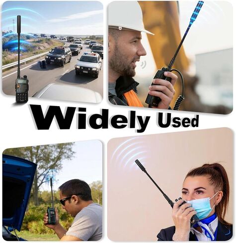 Gooseneck CS Tactical Antenna VHF UHF 136-174Mhz 400-520Mhz SMA Female Antenna for Wouxun KG-659 KG-669 KG-679 KG-689 Baofeng BF-F8HP UV-5R UV-82 BF-888S HYT TC-268 TC-268S in Kuwait