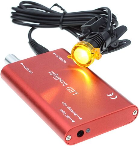 BONEW 3W Head Lamp With Filter for All Loupes Bag (Red) in Saudi Arabia