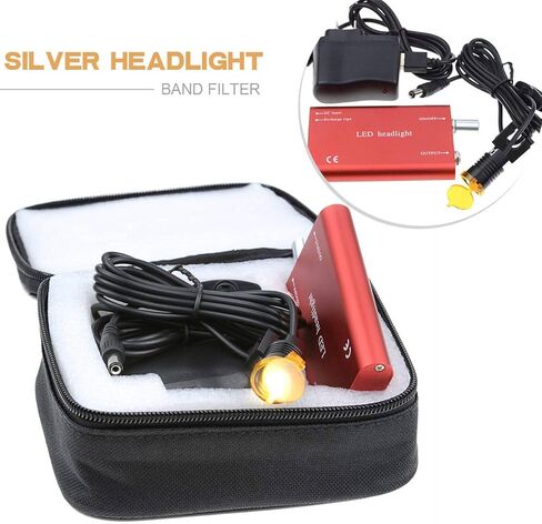BONEW 3W Head Lamp With Filter for All Loupes Bag (Red) in Saudi Arabia