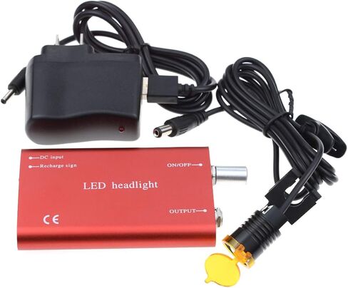 BONEW 3W Head Lamp With Filter for All Loupes Bag (Red) in Saudi Arabia