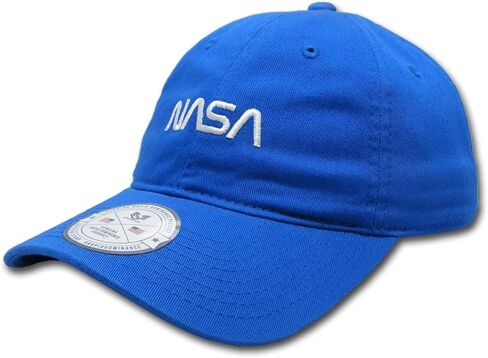 Rapiddominance NASA Relaxed Caps, Worm, Black, One Size Fits Most in Saudi Arabia