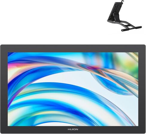 تابلت الرسم باللمس HUION KAMVAS Pro 24 (Gen 3) مع حزمة شاشة مع حامل تابلت الرسم القابل للتعديل HUION ST100A in Saudi Arabia