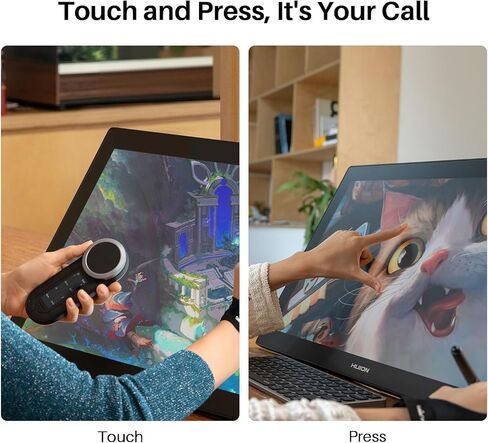 تابلت الرسم باللمس HUION KAMVAS Pro 24 (Gen 3) مع حزمة شاشة مع حامل تابلت الرسم القابل للتعديل HUION ST100A in Saudi Arabia