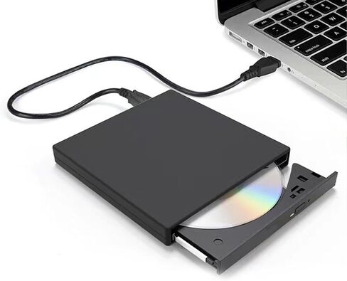 محركات الأقراص المضغوطة الخارجية USB خفيفة الوزن وأقراص DVD ومشغلات أقراص الكمبيوتر المكتبية وأجهزة حرق الأقراص المضغوطة سهلة التشغيل وترقيات لأجهزة الكمبيوتر المحمول ومشغل أقراص DVD المحمولة in Kuwait