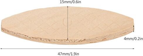 100pcs Wood Joining Biscuits, #20#10#0 Wood Board Docking Tool for Woodworking, Joinery, Furniture Framing and DIY Craft (20#) in Saudi Arabia