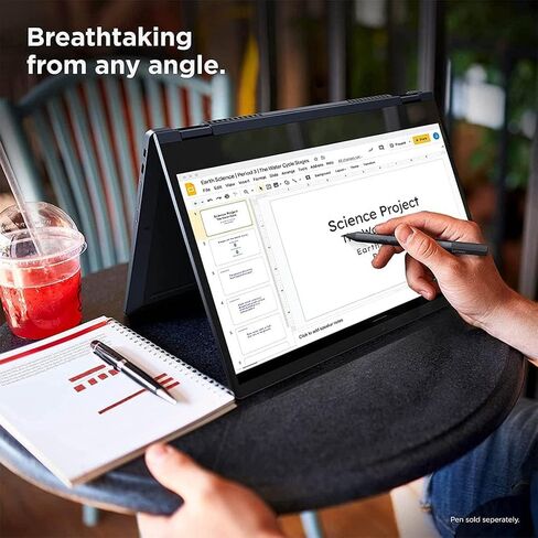 HP Chromebook x360 Laptop 2in1-14inch Touch Tablet Stylus Pen - 8GB RAM - 256GB SSD - شاشة FHD - Intel Core i3 N305 Beat i3-1115G4 - لوحة مفاتيح بإضاءة خلفية - USB C -School Kids - 2024 in Kuwait