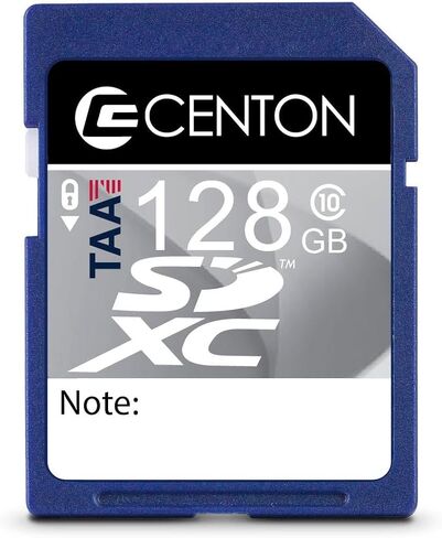 Centon SD Class 10 Flash Memory Card 128GB x 1, (S1-SDXU1-128GTAA) in Saudi Arabia