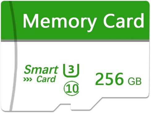 بطاقة ذاكرة 256 جيجا بايت بطاقة TF صغيرة بطاقة ذكية فائقة السرعة لهواتف Android وكاميرا الحركة والأجهزة اللوحية مساحة تخزين موسعة in Kuwait