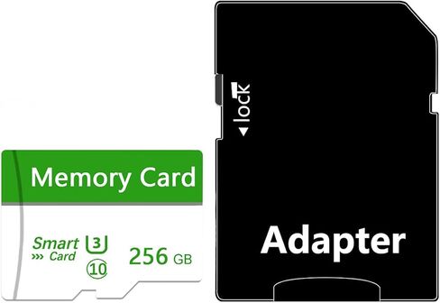 بطاقة ذاكرة 256 جيجا بايت بطاقة TF صغيرة بطاقة ذكية فائقة السرعة لهواتف Android وكاميرا الحركة والأجهزة اللوحية مساحة تخزين موسعة in Kuwait