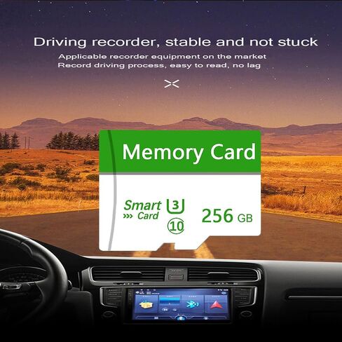 بطاقة ذاكرة 256 جيجا بايت بطاقة TF صغيرة بطاقة ذكية فائقة السرعة لهواتف Android وكاميرا الحركة والأجهزة اللوحية مساحة تخزين موسعة in Kuwait