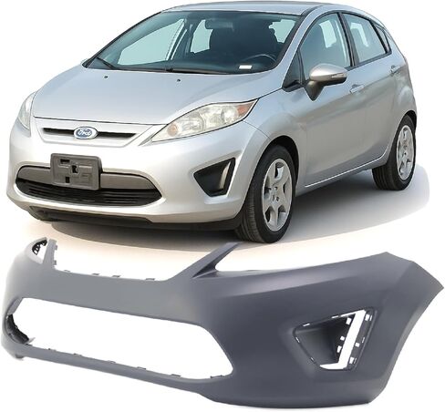 FitParts متوافق مع غطاء المصد الأمامي Ford Fiesta 2011-2013. جديد، معبأ. تناسب الطرازات الأساسية فقط FO1000662 AE8Z-17D957AAPTM in Saudi Arabia