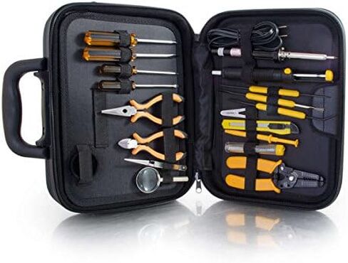 C2G/ Cables To Go Legrand - C2G Computer Repair Tool Kit, TAA Compliant PC Computer Tools, Black Computer Tool Set, 1 Count, C2G 27372 in Saudi Arabia
