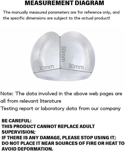 4 قطع من واقيات الزوايا الشفافة للطفل - واقيات زوايا المائدة المستديرة السميكة من السيليكون - وسادة ذات حافة ناعمة للأثاث والزجاج وطاولات القهوة - مصدات سلامة للأطفال الصغار والأطفال in Kuwait