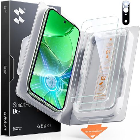 SMARTDEVIL Screen Protector for Google Pixel 9 Pro XL (3 Pack) + Camera Lens Protector, HD Tempered Glass, Fingerprint Unlock Friendly, 9H Military-Grade Protection, Scratch & Drop Resistant in Saudi Arabia