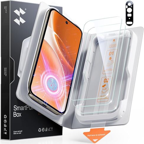 SMARTDEVIL Screen Protector for Google Pixel 9 Pro XL (3 Pack) + Camera Lens Protector, HD Tempered Glass, Fingerprint Unlock Friendly, 9H Military-Grade Protection, Scratch & Drop Resistant in Saudi Arabia