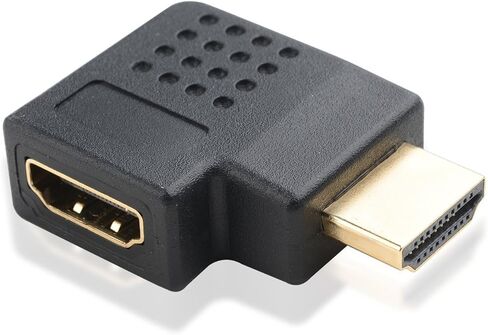 Cable Matters 2-Pack Flat Right Angle HDMI Adapter (HDMI 270 Degree Adapter) with 4K and HDR Support in Saudi Arabia