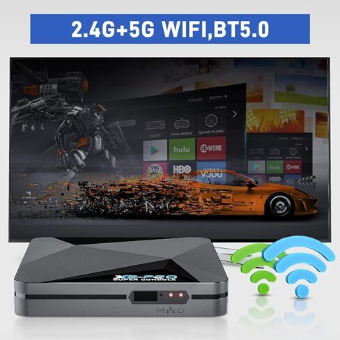 Kinhank Super Console X2 pro مع 100000+Games Retro Game Console، وحدة تحكم ألعاب الفيديو مع EmuELEC 4.6/Android 9.0 في 1، 2.4G+5G وBT 5.0، متوافقة مع أكثر من 65 محاكيًا، 2 وحدات تحكم in Kuwait