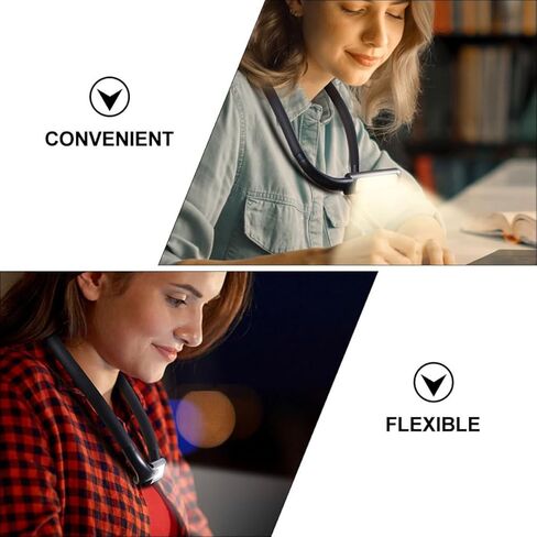 ضوء قراءة LED للرقبة للسرير قابل للتعديل 3 ألوان قابلة لإعادة الشحن للعناية بالعين مع ذراع مرن للقراءة الليلية والدراسة in Saudi Arabia