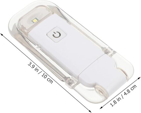 PartyKindom Folding USB Book Clip Lamp Small Portable Reading Light for Home and Night Use, Simple Compact Book Clamp Light for Students and Travel in Saudi Arabia