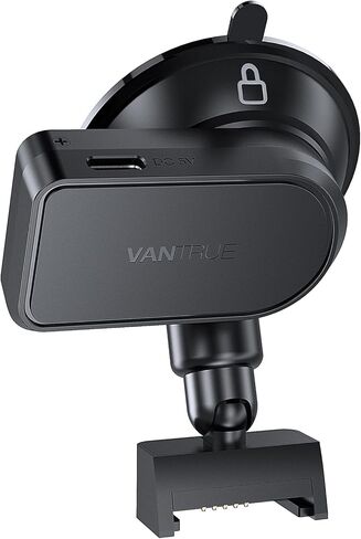 VANTRUE E1 Pro/ E1 Lite/ E2 داش كام نظام تحديد المواقع وحدة الاستقبال نوع C منفذ USB شفط كأس جبل لنظام التشغيل Windows و Mac in Kuwait