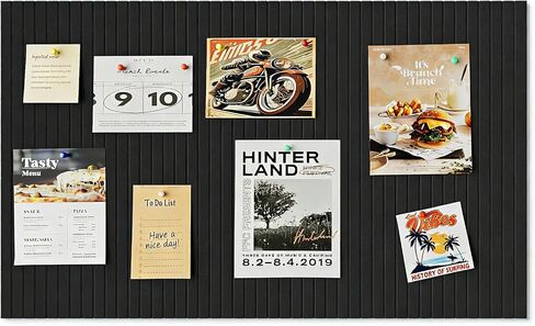 24 × 16 بوصة لوحة نشرة ، لوحة دبوس محسوسة ، 0.35 "لوحة عرض صور سميكة قابلة للطي مع شريط لاصق ذاتي ، لوحة الرؤية لجدران مكتب المطبخ المدرسي - الجمل الداكن in Kuwait