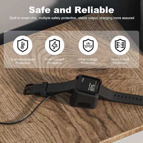 Charger Cable Compatible with Fitbit Versa Lite, Versa SE, Versa 1(NOT for Versa 2), Replacement USB Charging Cord for Fitbit Smartwatch, 3.3FT in Saudi Arabia