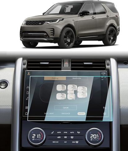 واقي شاشة ديسكفري 2021-2024 - لسيارة لاند روفر ديسكفري (S/Dynamic SE/Metropolitan) شاشة لمس 11.4 بوصة، ملحقات ديسكفري 2024 الملاحة 9H غطاء HD من الزجاج المقوى المضاد لبصمات الأصابع in Kuwait