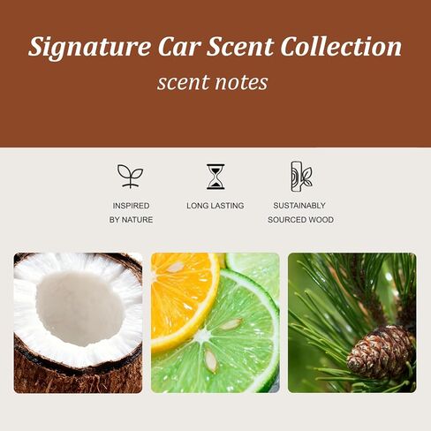 معطر هواء للسيارة، معطر هواء خشبي، تصميم العلم الأمريكي الأمريكي، مزيل رائحة السيارة لمشبك الواقي، موزع رائحة السيارة (مجموعة البستان/المبتدئين) in Kuwait