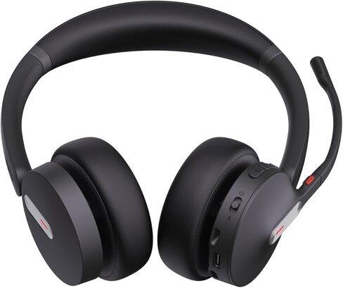 سماعة رأس يالينك BH 70 Dual UC - بلوتوث، 3 ميكروفونات لتقليل الضوضاء، عمر البطارية 35 ساعة، USB-C/A in Saudi Arabia