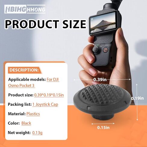 for DJI Osmo Pocket 3 Joystick Button Cap Replacement for Osmo Pocket 3 5D Button Cap Camera Gimbal Handheld Accessories Parts in Saudi Arabia